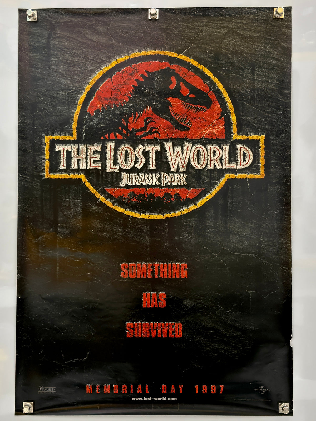 THE LOST WORLD: JURASSIC PARK Advance poster