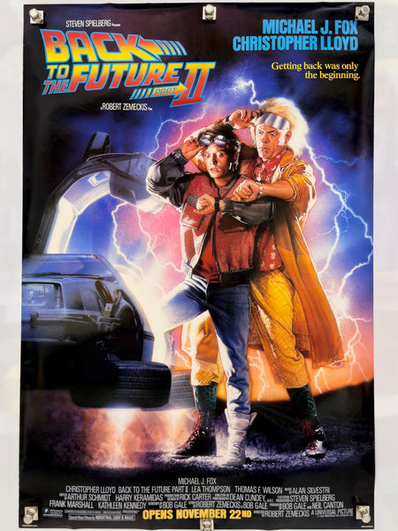 Back to the Future Part II (1989) Original Movie Poster 27x40 DS Rolled Michael J. Fox