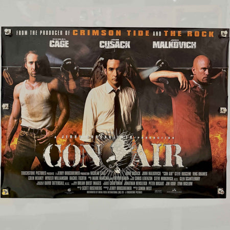 Con Air (1997) Original UK Quad Movie Poster 40x30 Nicolas Cage