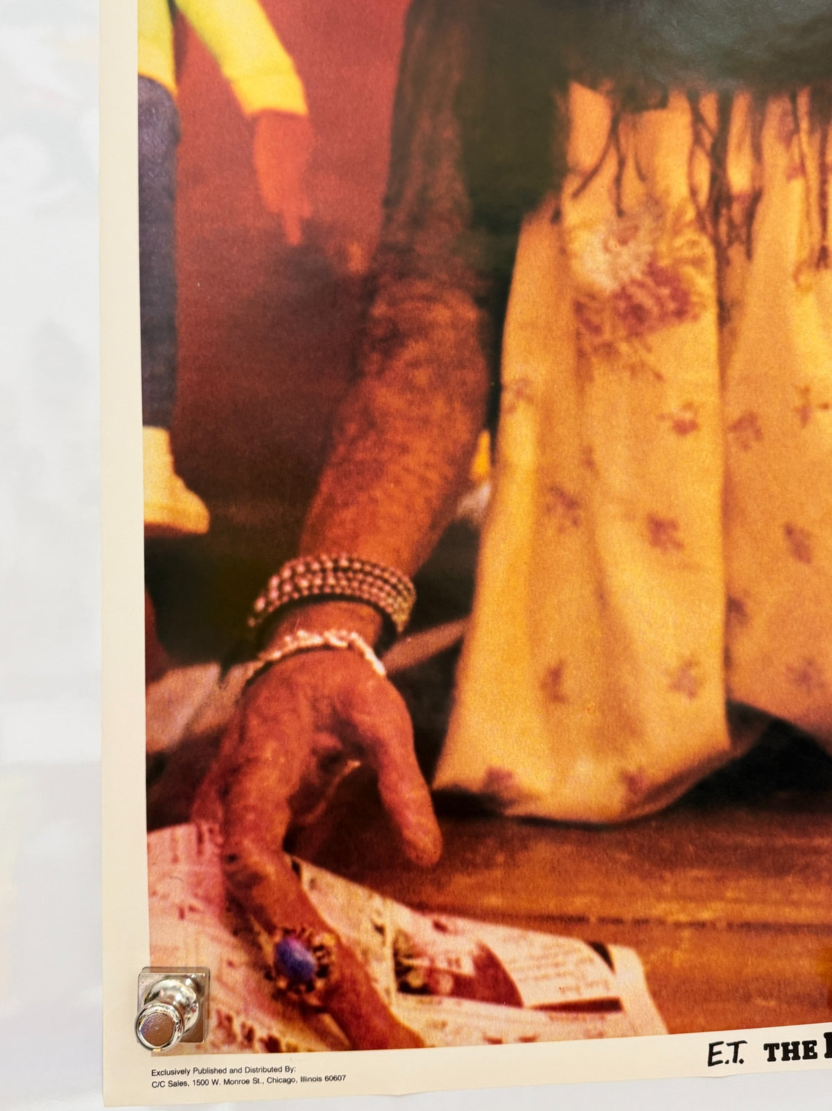 E.T. Dressed Up #2 poster lower left detail