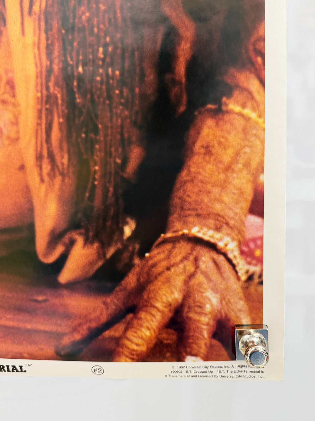 E.T. Dressed Up #2 poster lower right detail