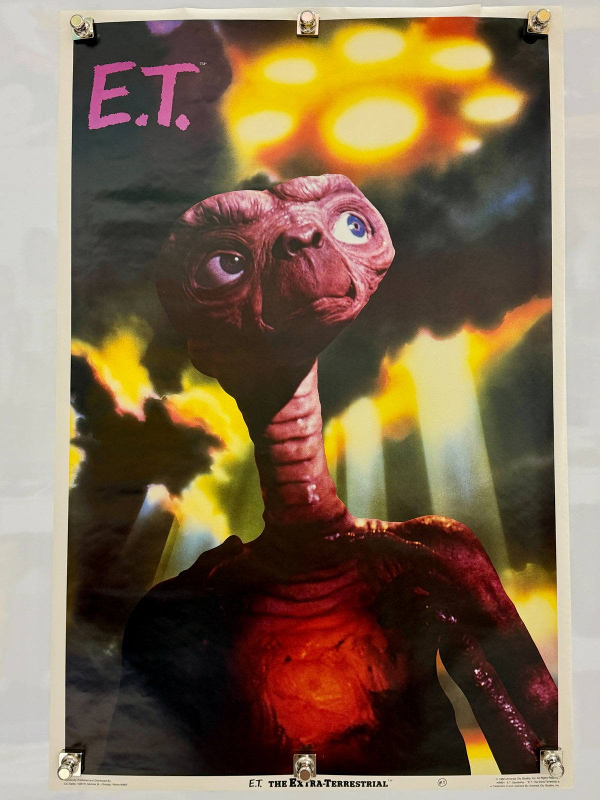 E.T. Dressed Up #2 poster copyright detail