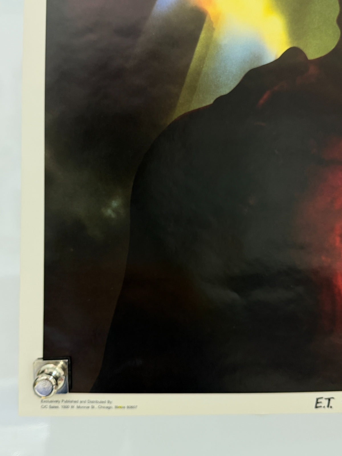 1982 E.T. The Extra-Terrestrial Spaceship #1 licensed poster - full view