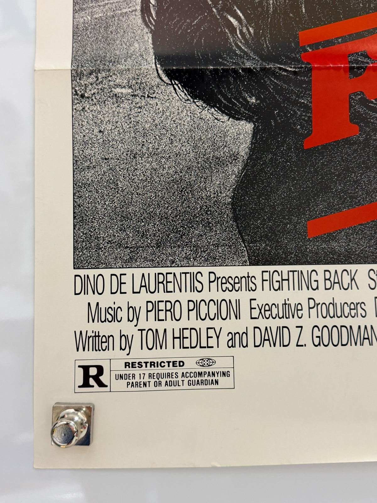 1982 Fighting Back original movie poster - full view