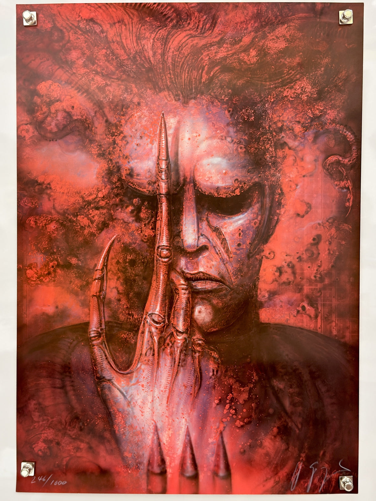 Future-Kill H.R. Giger signed 246/1000 poster