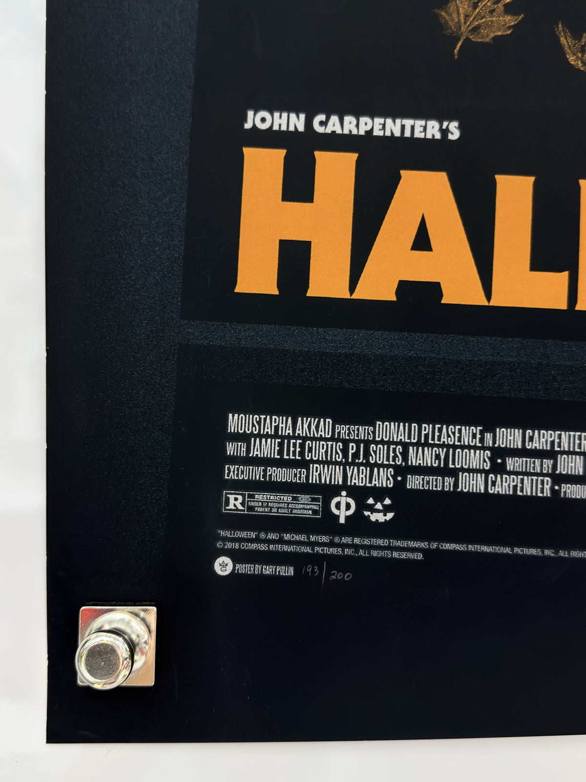 Halloween poster detail