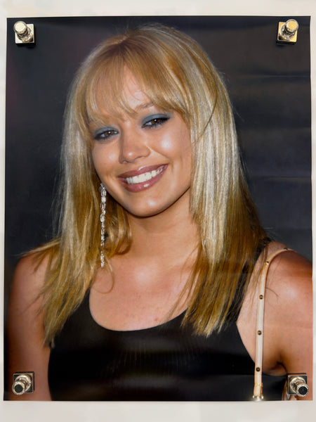 Hilary Duff 2000 vintage personality poster