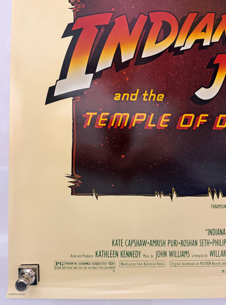 Indiana Jones and the Temple of Doom 2008 promotional poster corner detail 2