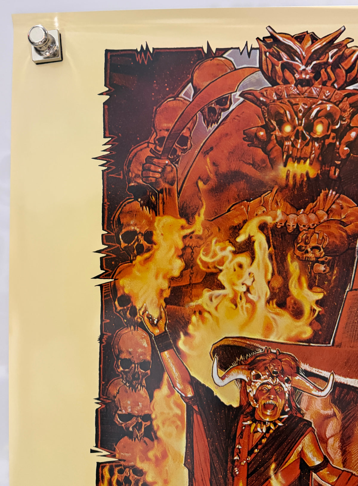 Indiana Jones and the Temple of Doom 2008 promotional poster corner detail 3