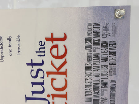 Just the Ticket (1998) Original Double-Sided Movie Poster 27x40 detail