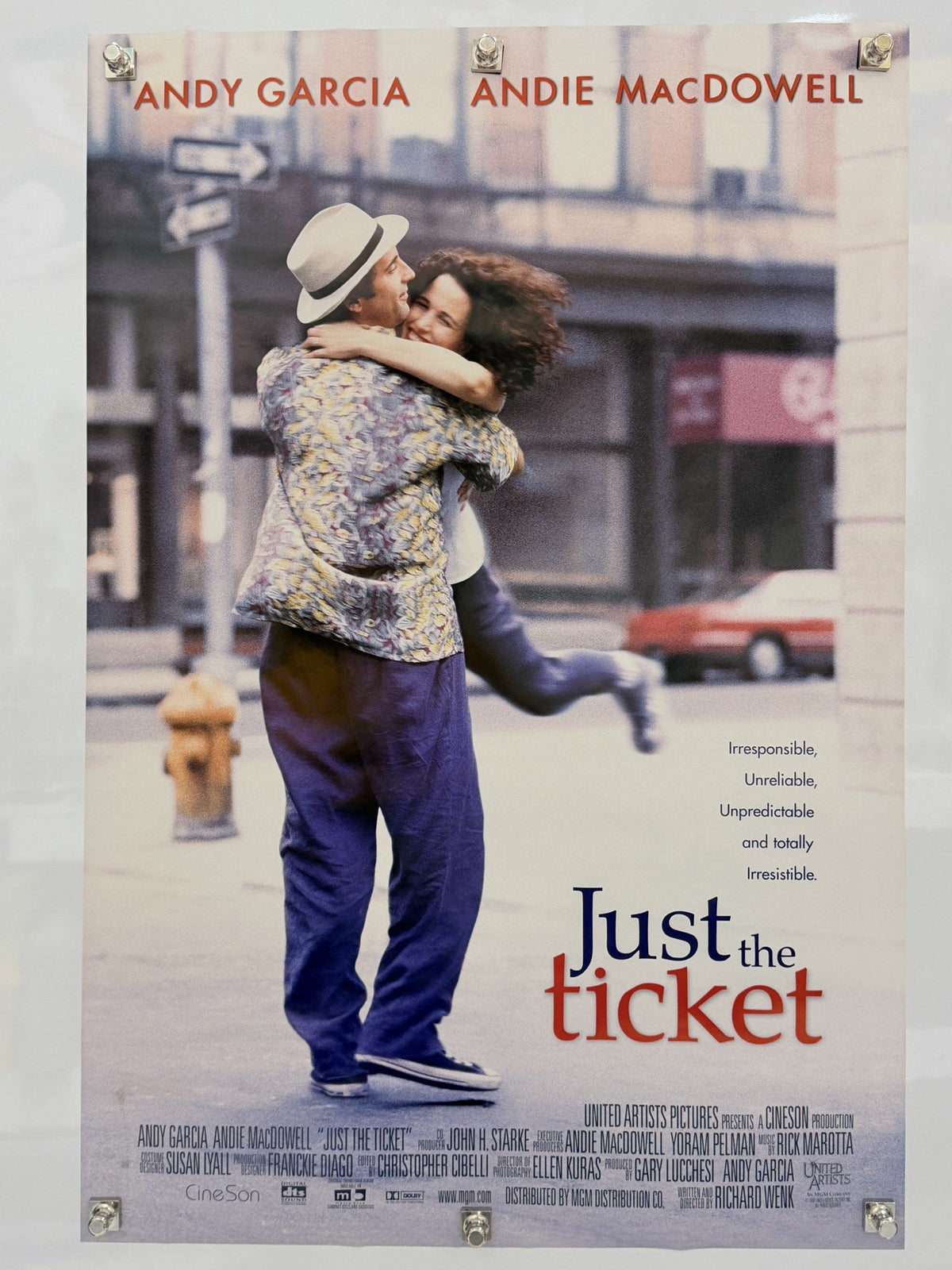 Just the Ticket (1998) Original Double-Sided Movie Poster 27x40