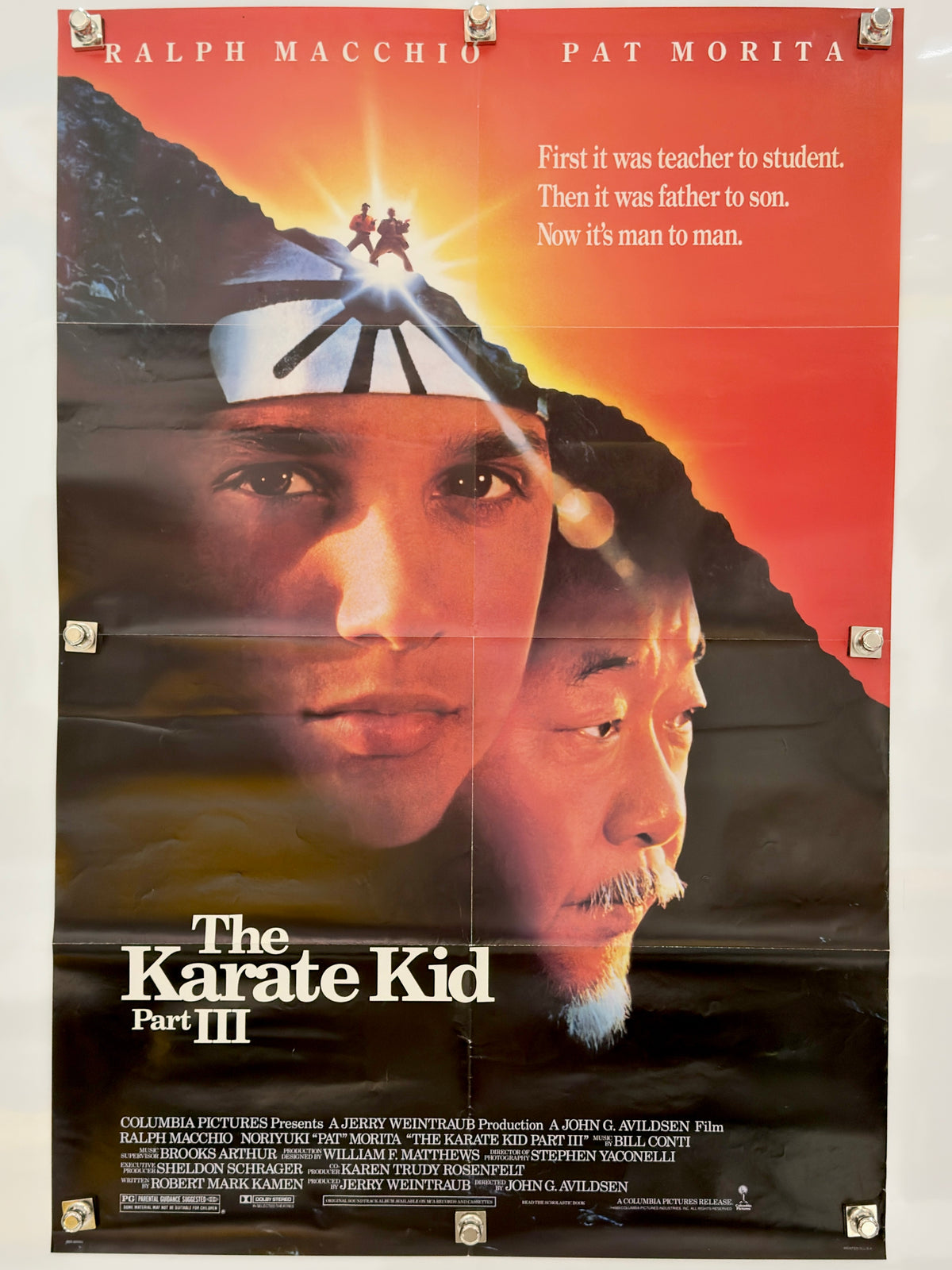 The Karate Kid Part III (1989) Original Movie Poster 27x40 DS Rolled Ralph Macchio
