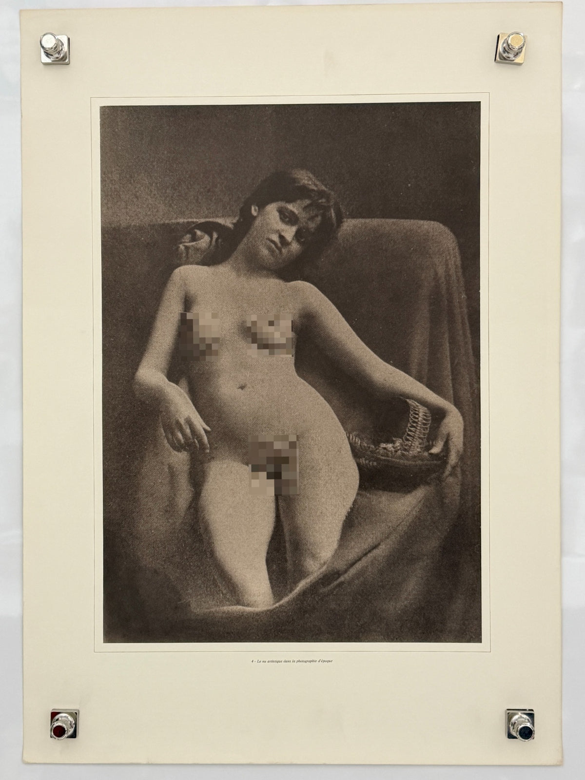 Le Nu Artistique dans la Photographie d'Epoque vintage photography poster, 20 x 28