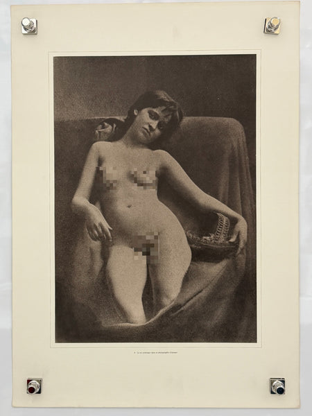 Le Nu Artistique dans la Photographie d'Epoque vintage photography poster, 20 x 28