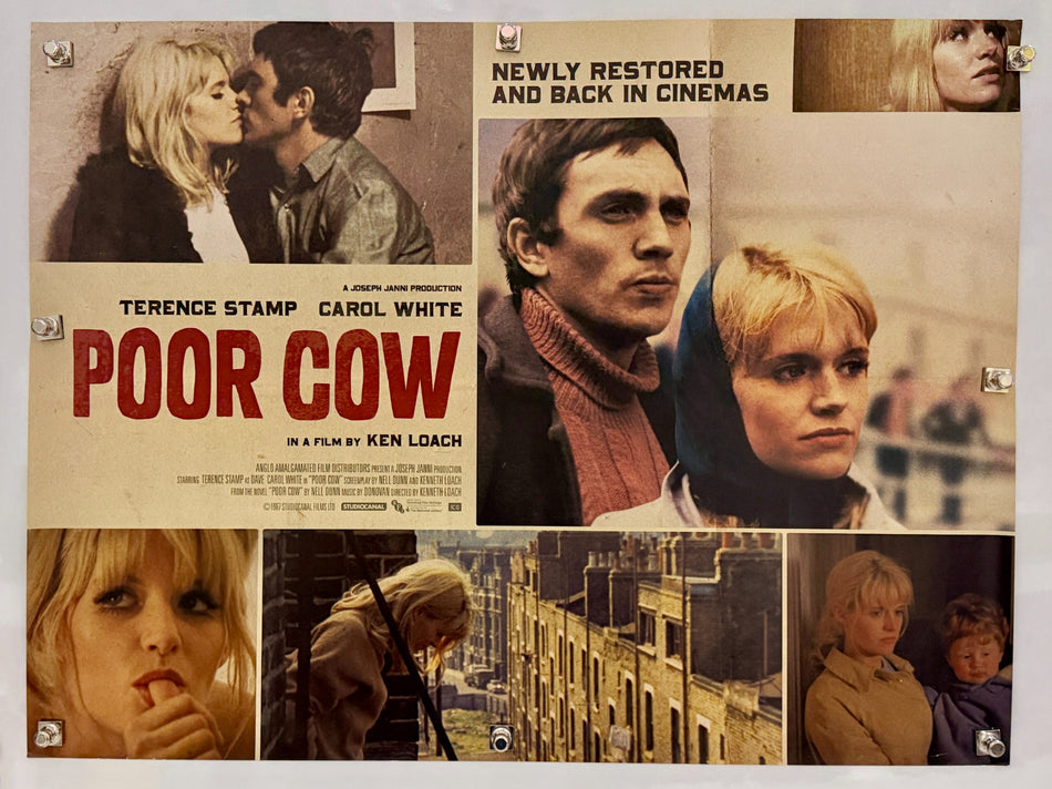Poor Cow 2016 re-release original UK quad double-sided movie poster