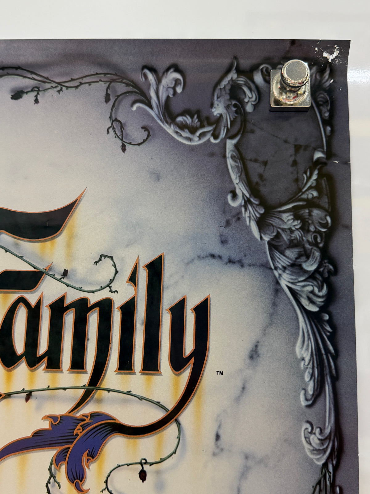 1991 The Addams Family Original OSP Licensed Poster 23x35 Rolled — detail 3