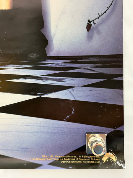 1991 The Addams Family Original OSP Licensed Poster 23x35 Rolled — detail 4