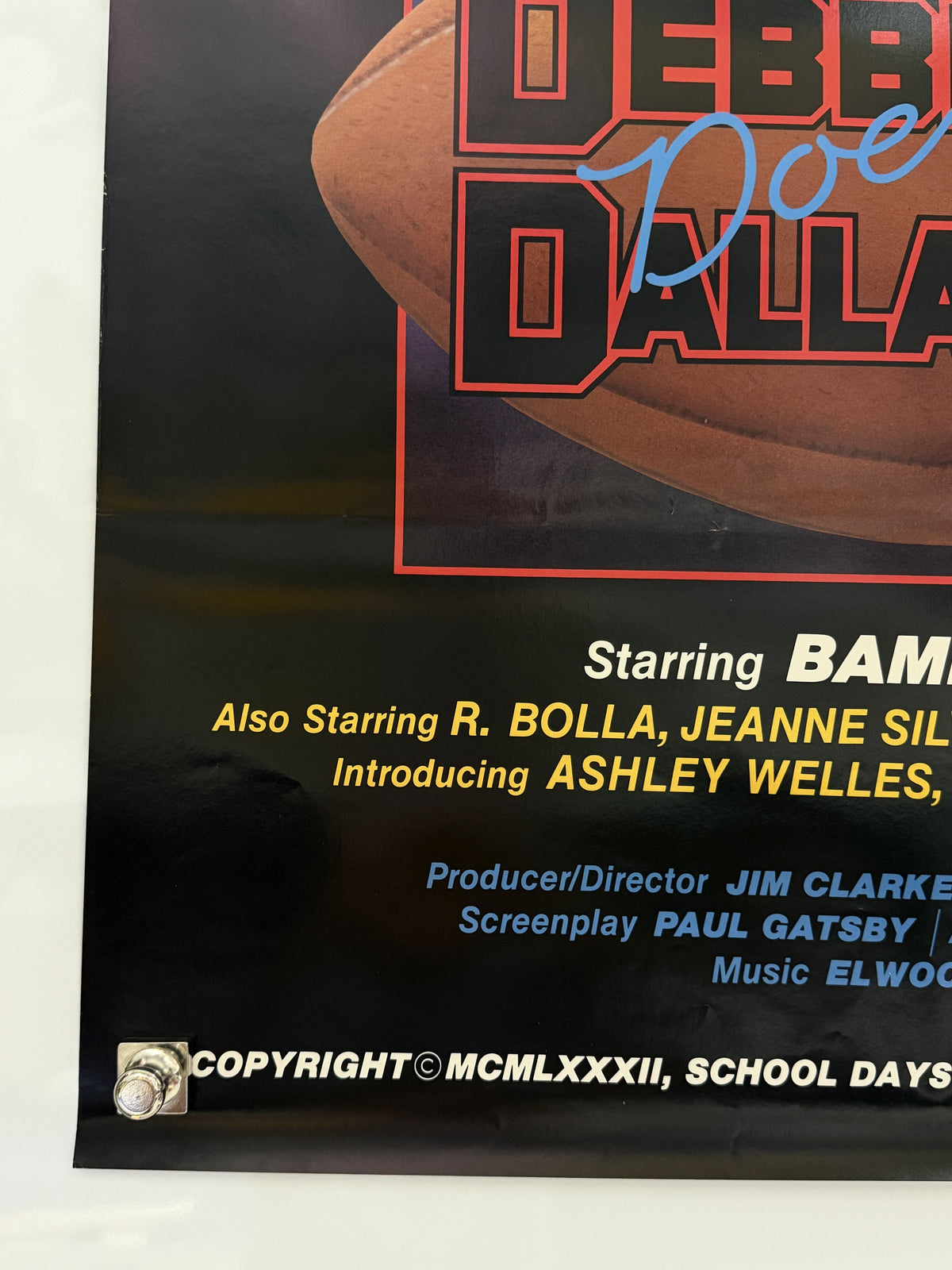 1982 Debbie Does Dallas II Bambi Woods Original School Days Poster 26.5x38 — detail 2