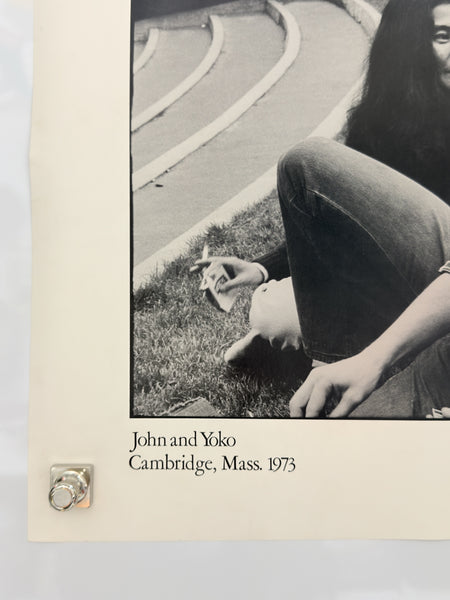 1981 John Lennon Yoko Ono Cambridge Mass 1973 Lynn Diederich Poster 24x18 — detail 2