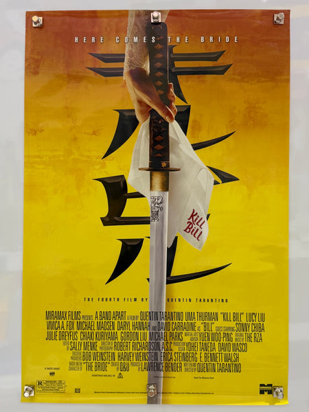 c.2004 Kill Bill Vol. 1 Here Comes the Bride Home Entertainment Promo Poster 27x40 — full poster