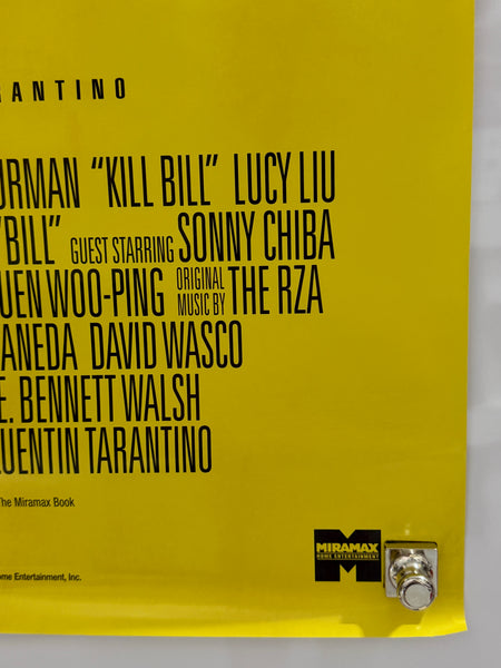 c.2004 Kill Bill Vol. 1 Here Comes the Bride Home Entertainment Promo Poster 27x40 — detail 3