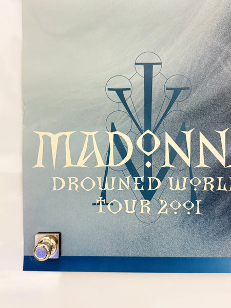 2001 Madonna Drowned World Tour German Printed Poster 24x36 Rolled — detail 1