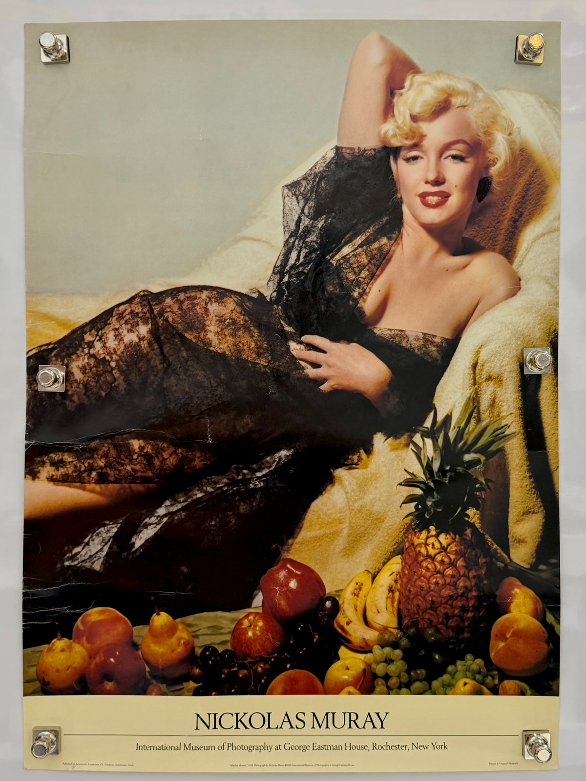 1988 Marilyn Monroe Nickolas Muray Museum Poster 20x28 George Eastman House — full poster