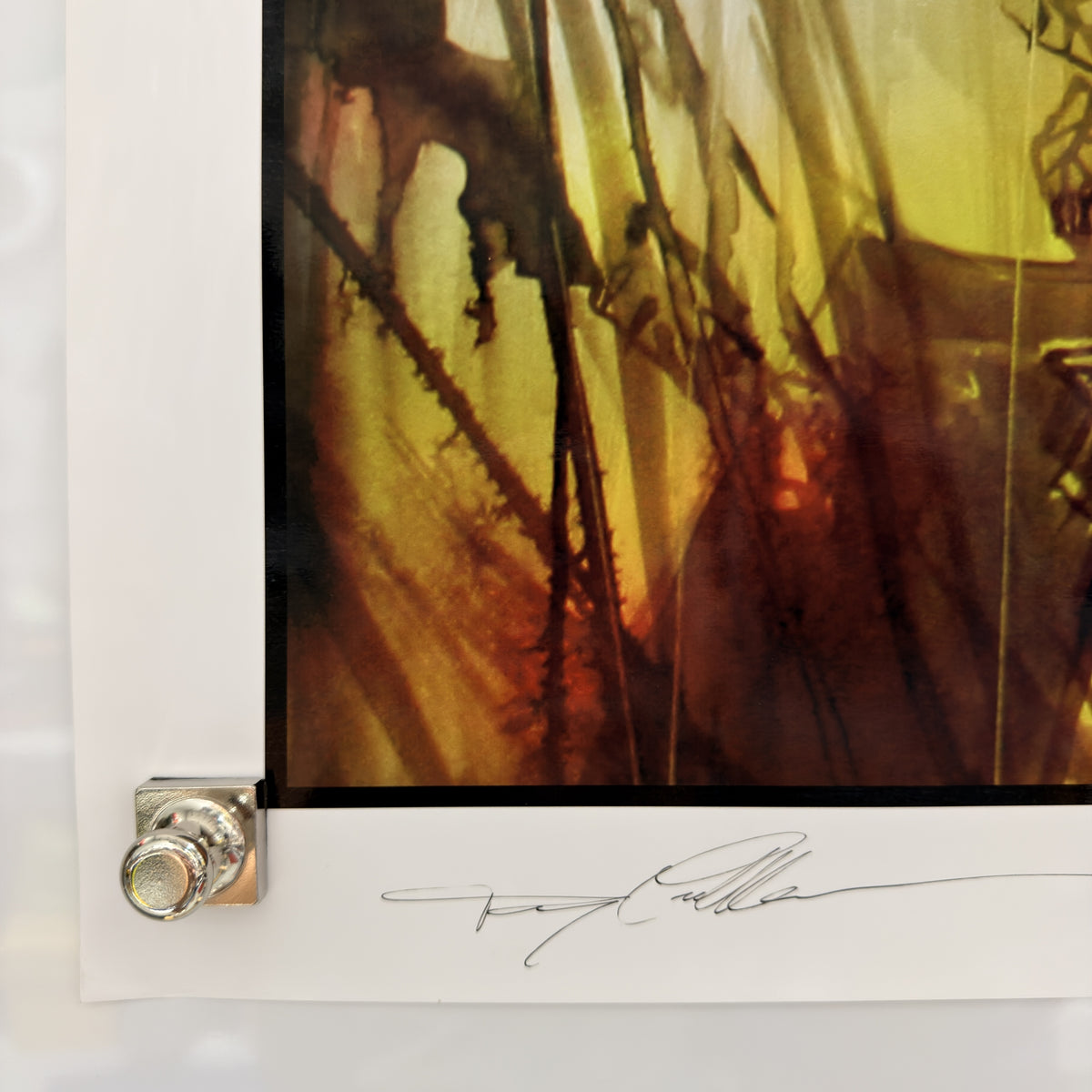 Undated Poison by Tommy Castillo Signed Numbered 5/500 Art Print 30x20 — detail 2