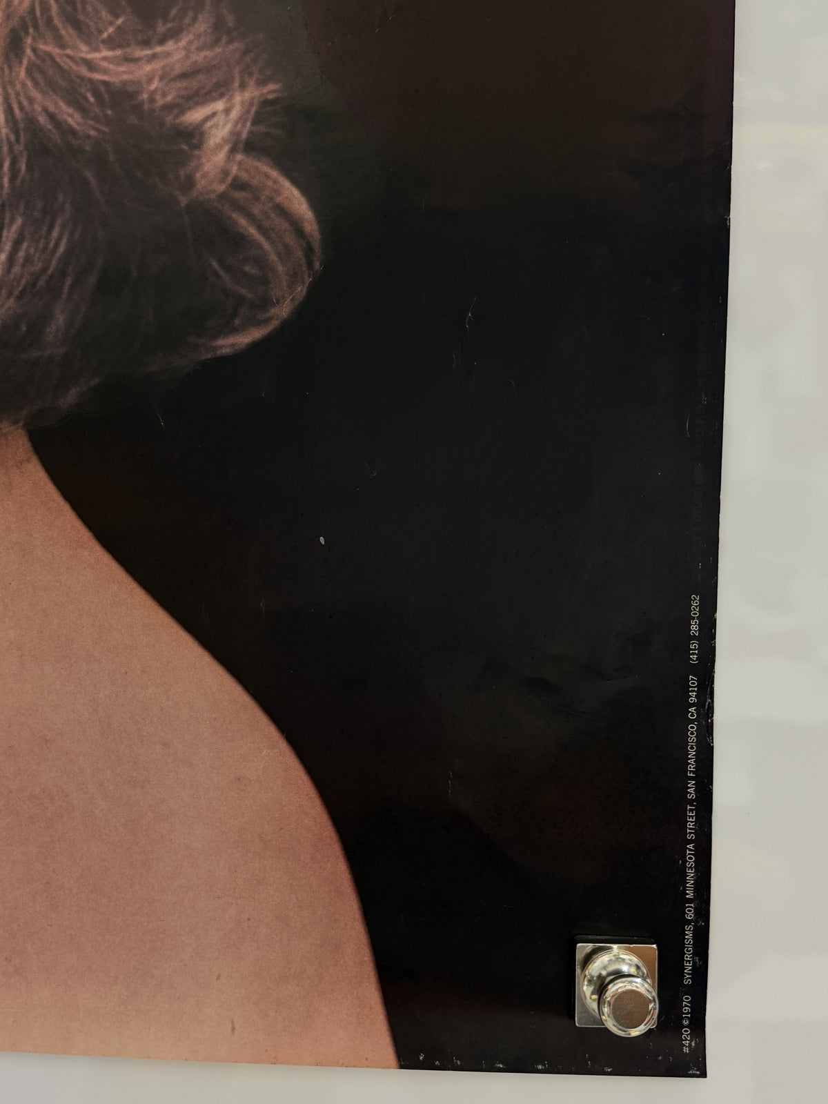 1970 Raquel Welch Synergisms #420 Vintage Personality Poster 24x36 Rolled — detail 3