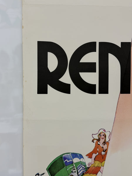 1972 Rentadick Original Rank British Movie Poster 27x40 Folded — detail 2