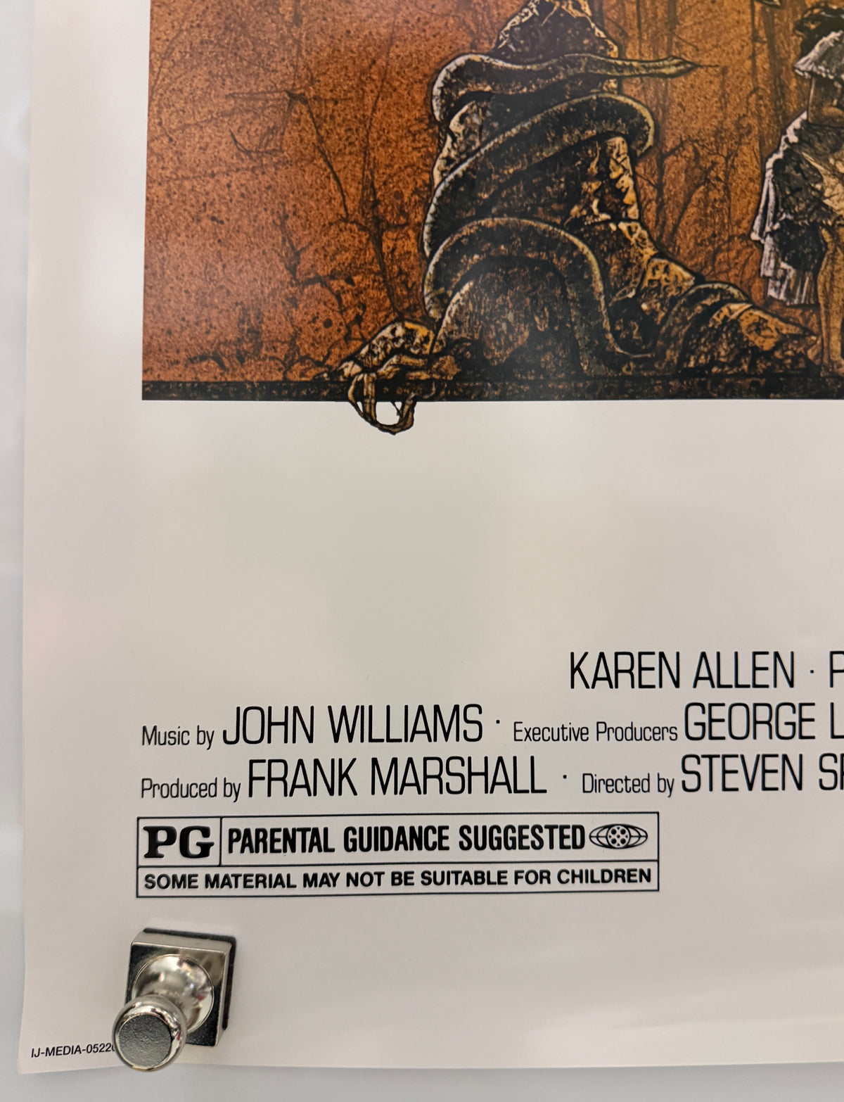 Raiders of the Lost Ark 2008 promotional poster corner detail 4