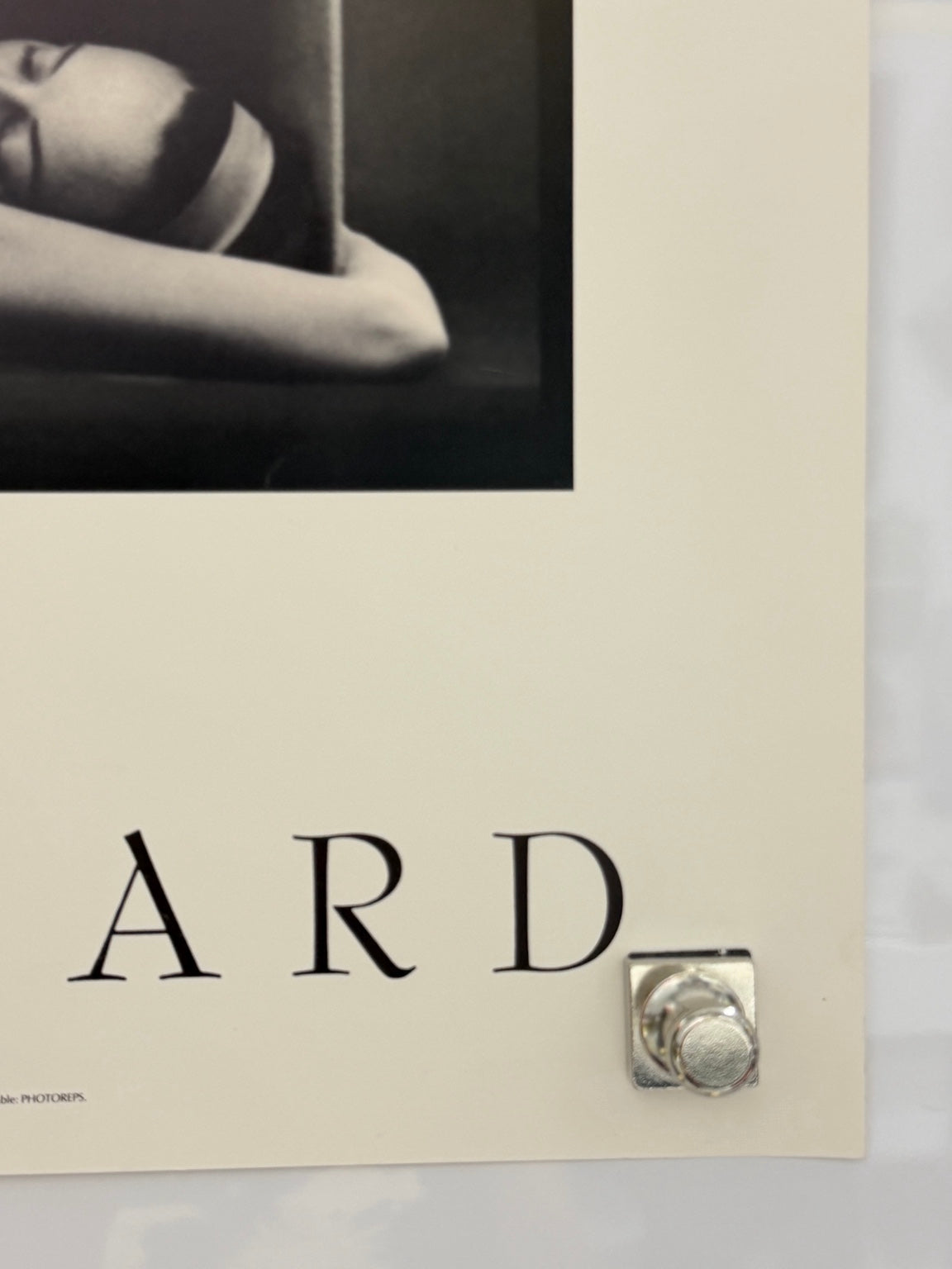 Ruth Bernhard In the Box signed poster lower right corner detail