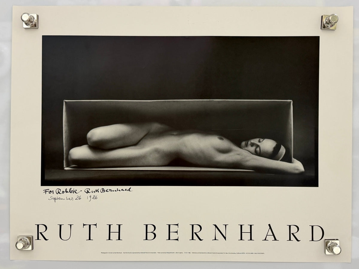 Ruth Bernhard In the Box horizontal signed exhibition poster 24 x 18