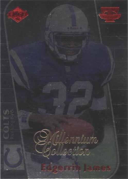 1999 Collector's Edge Triumph - Edgerrin James #T162 Millenium Collection (RC)