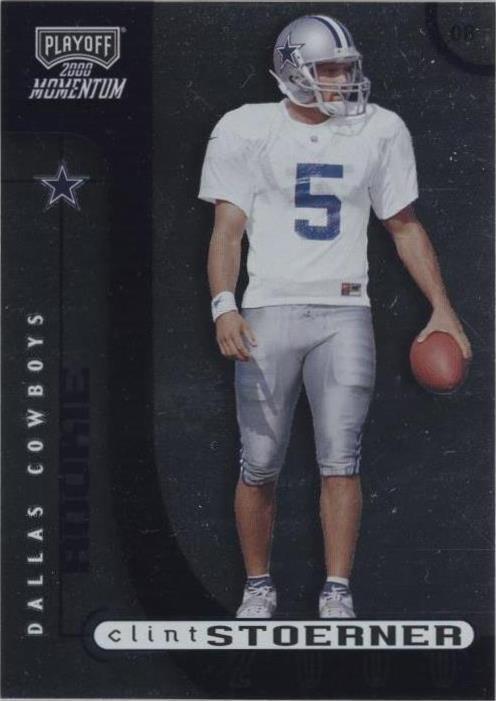 2000 Playoff Momentum - Rookie Clint Stoerner #199 /750 (RC)