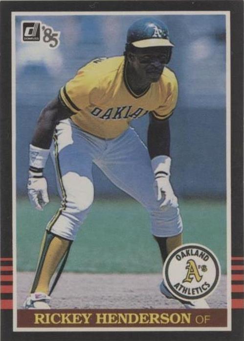 1985 Donruss - Rickey Henderson #176 PSA 7