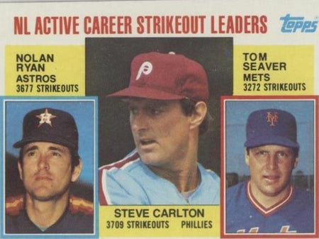 1984 Topps - Career Leaders Nolan Ryan, Steve Carlton, Tom Seaver #707