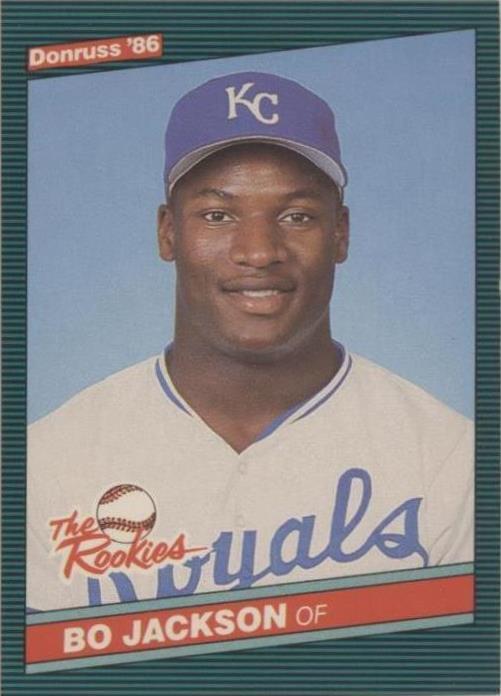1986 Donruss The Rookies - Bo Jackson #38 (RC)