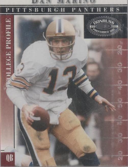 2000 Donruss Preferred QBC - College Profile Dan Marino #55 Graded Series /1125