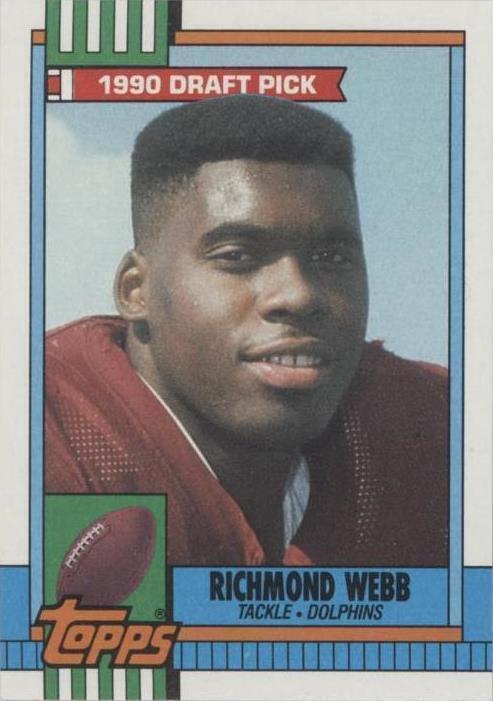 1990 Topps - Richmond Webb #316 (RC) PSA 8