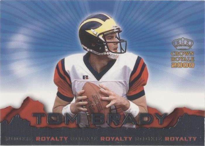 2000 Pacific Crown Royale - Rookie Royalty Tom Brady #2 (RC) GEM MINT 10
