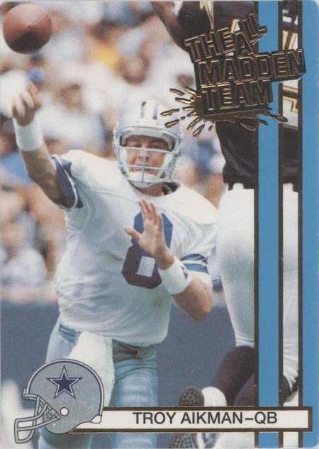 1990 Action Packed The All-Madden Team - Troy Aikman #21