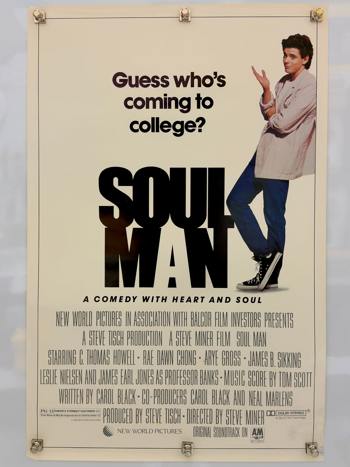 Soul Man (1986) Original Movie Poster 27x40 DS Rolled C. Thomas Howell