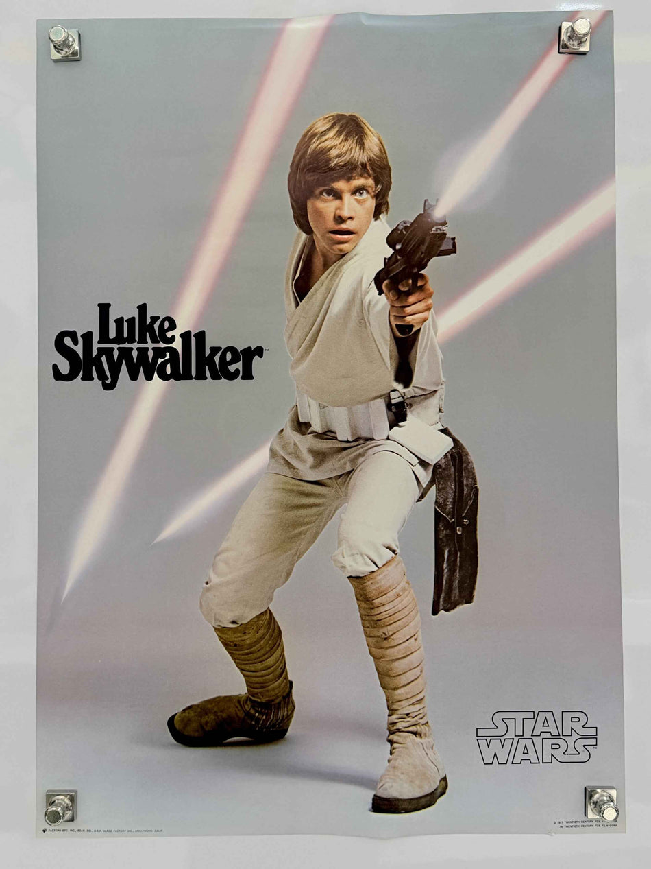 Star Wars Luke Skywalker (1977) Vintage Poster 20x28 Image Factory