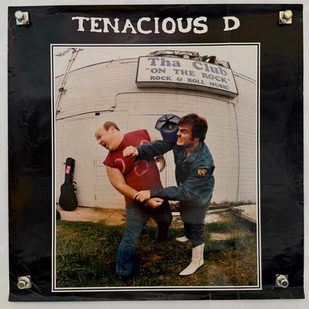 Tenacious D 2001 double-sided promotional poster, side A, 24 x 24