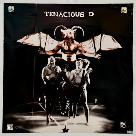 Tenacious D 2001 double-sided promotional poster, side B, 24 x 24